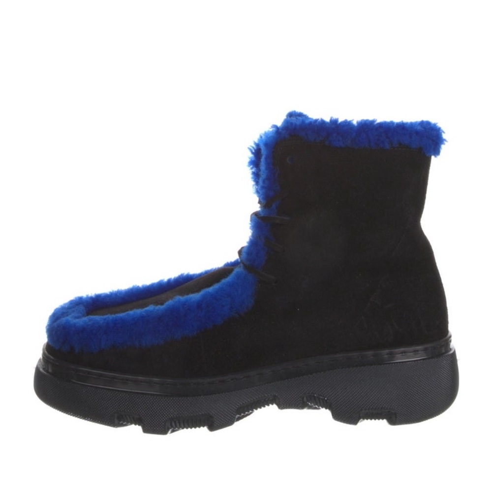 Burberry Suede Lug Boots